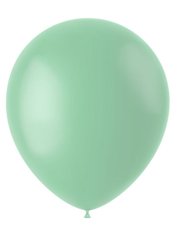 Ballonnen pistache groen mat 10 stuks