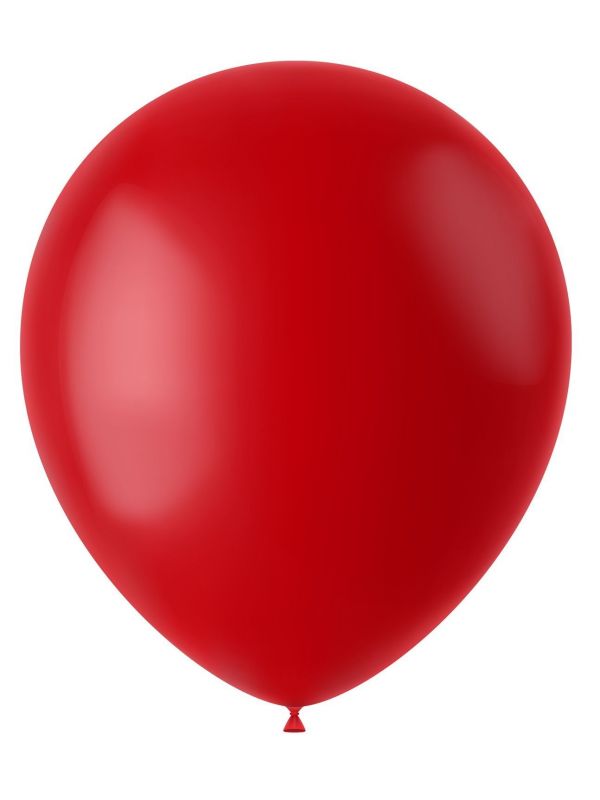 Ballonnen rood mat 10 stuks