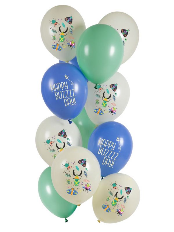 Ballonnen set verjaardag beestjes