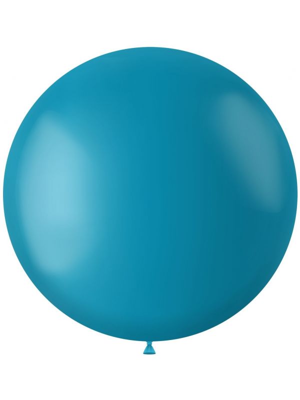 Ballonnen turquoise mat 78cm