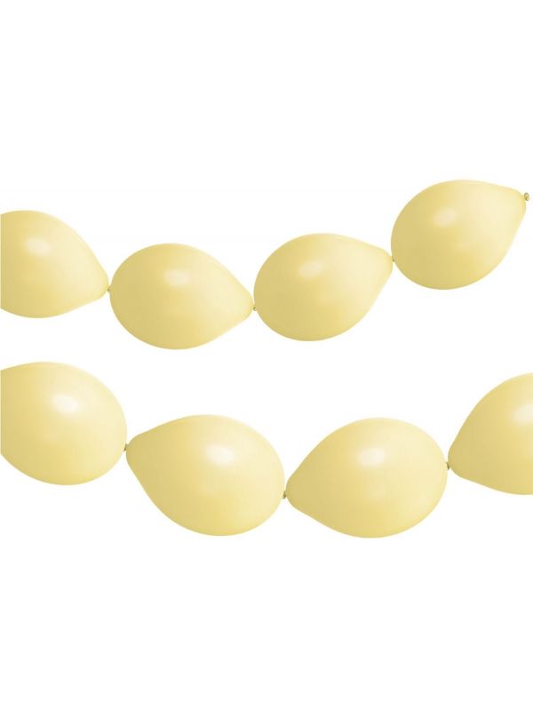 Ballonnenslinger geel mat