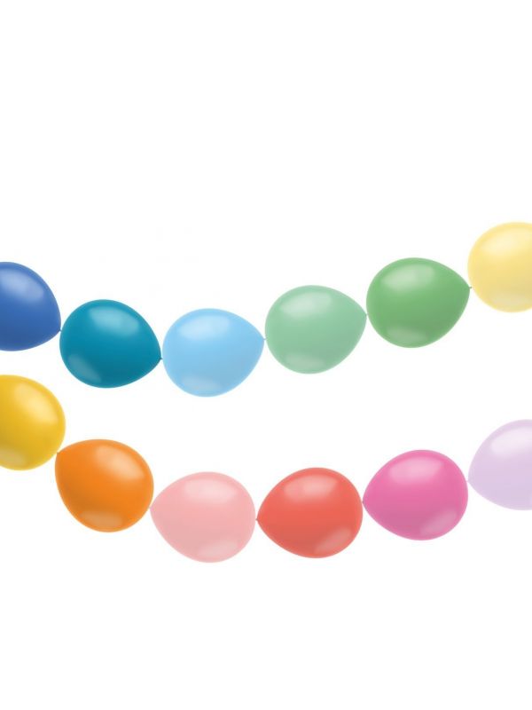 Ballonnenslinger regenboog kleuren