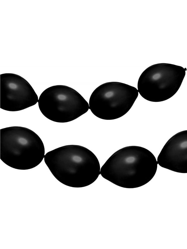 Ballonnenslinger zwart mat