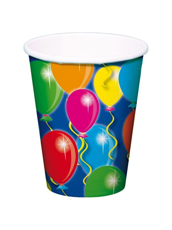 Balloons party wegwerp bekers
