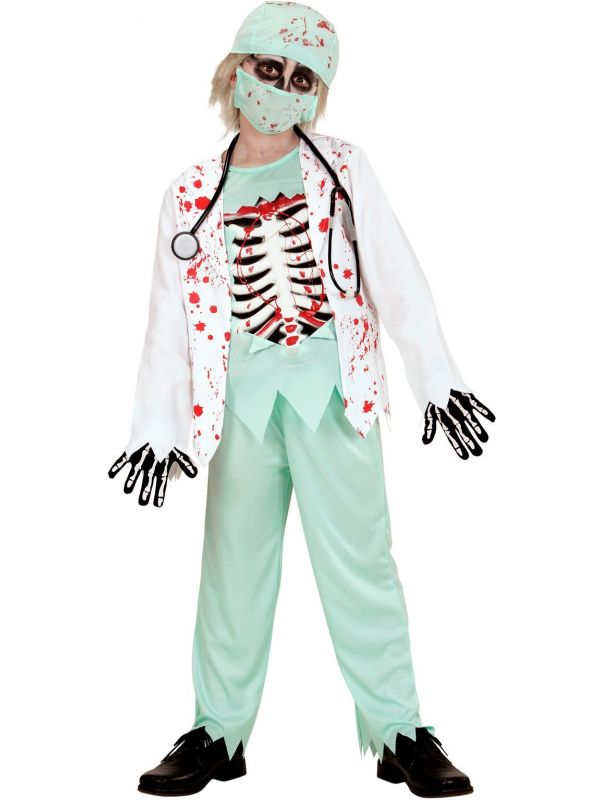 Bebloede zombie doctor