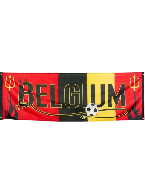 België voetbalsupporters banner