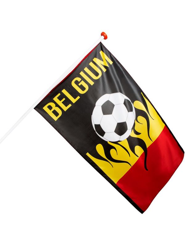 België voetbalsupporters vlag
