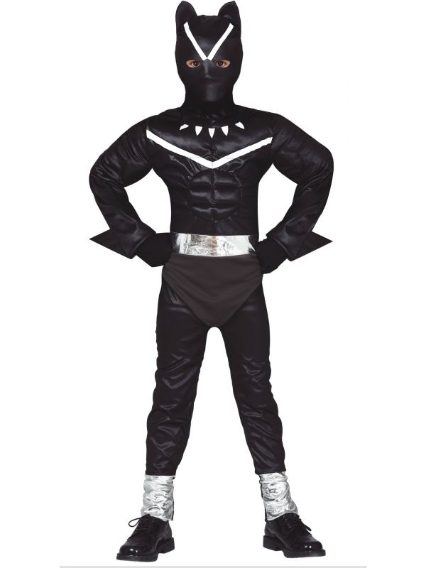 voor zoom zonnebloem Black Panther pak kopen? | Carnavalskleding.nl