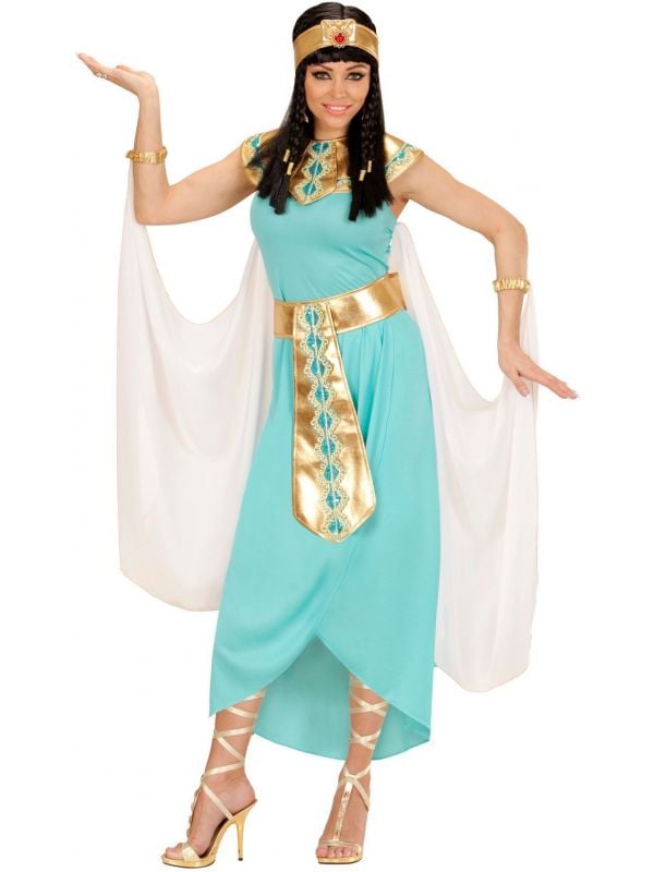 Blauw Cleopatra kostuum