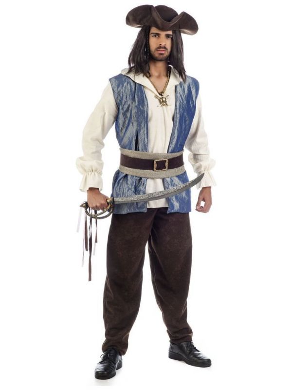 familie mini dividend Blauw Jack Sparrow kostuum | Carnavalskleding.nl