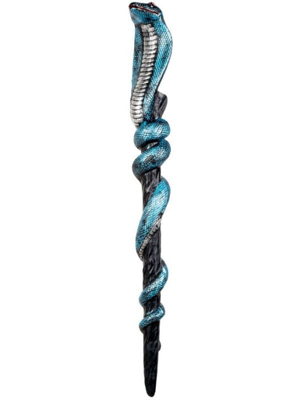 Blauwe Egyptische slangen scepter