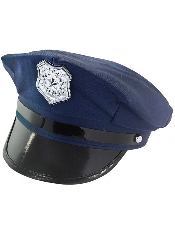 Blauwe politieman pet