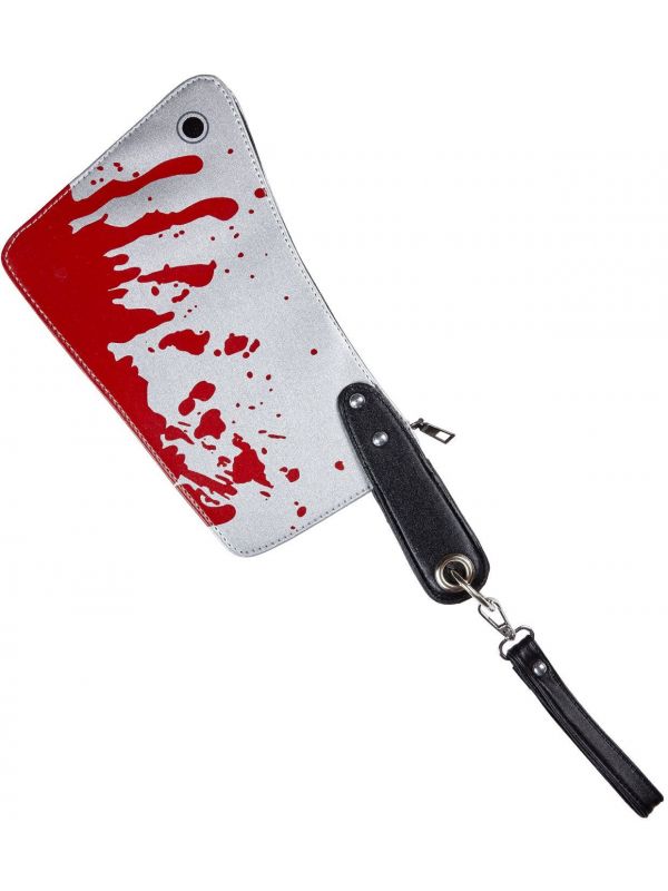 Bloederig mes slager portemonnee