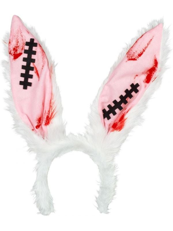 Bloederige playboy bunny haarband