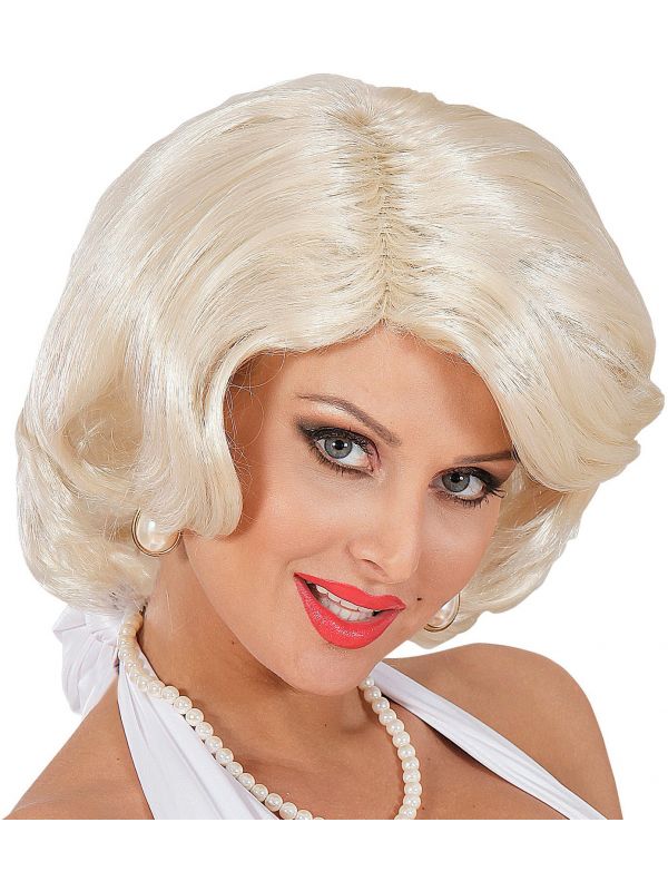 Blonde Marilyn pruik