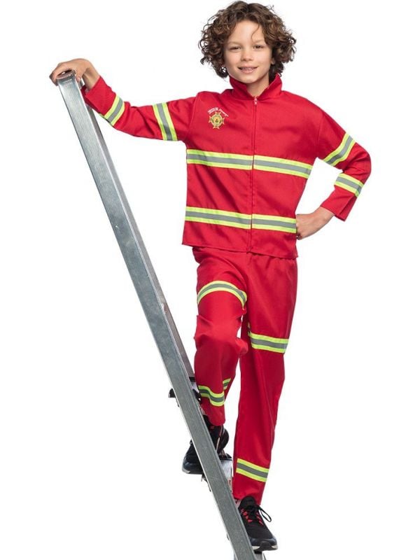 Brandweer kleding jongens carnaval