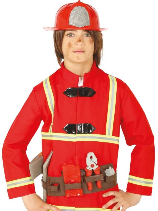 Brandweerman accessoire setje kind