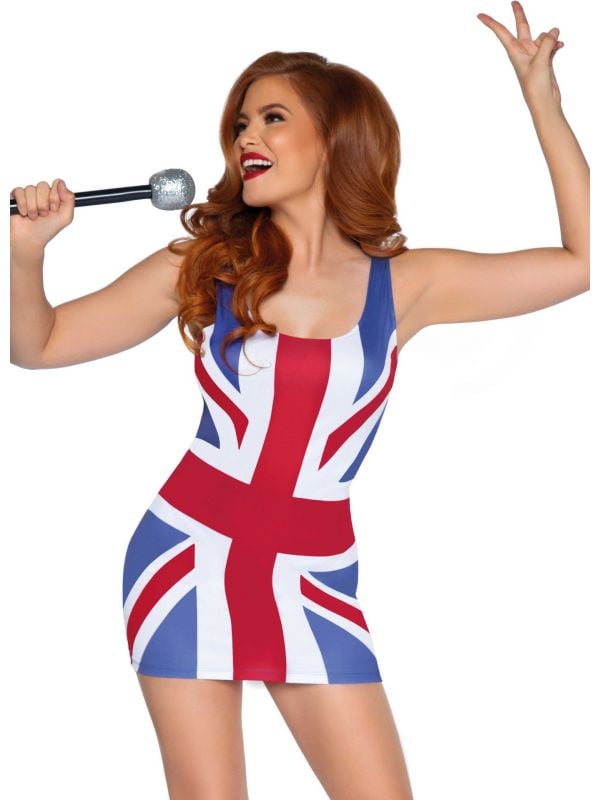 koper Getand Commandant Britse vlag spice girls jurkje