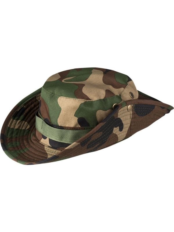 Camouflage jungle soldaten hoed