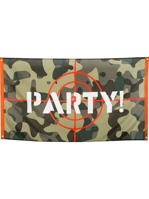 Camouflage party vlag