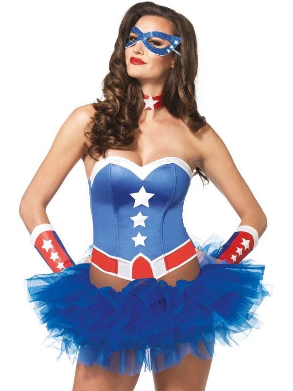 Captain America dames accessoires set
