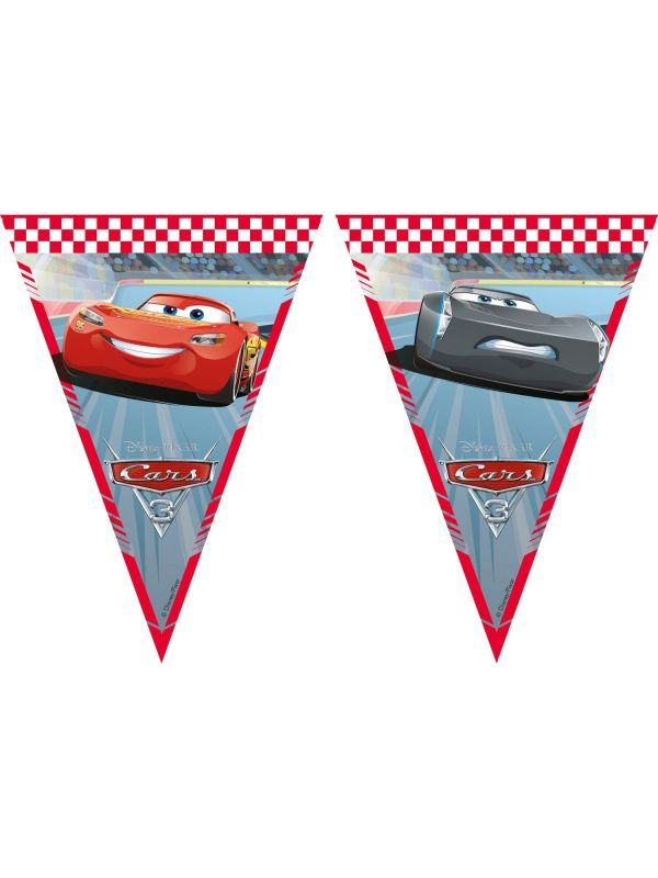 Cars 3 kinderfeestje vlaggenlijn