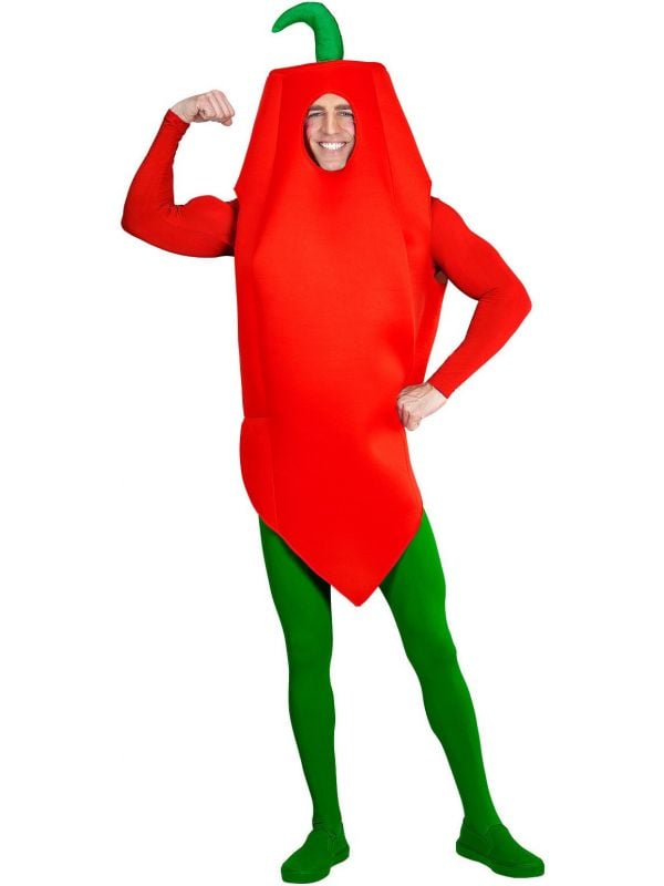 Chilipeper kostuum One-size-volwassenen