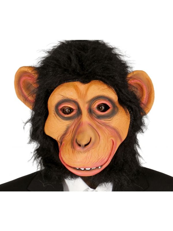 Chimpansee masker met haar