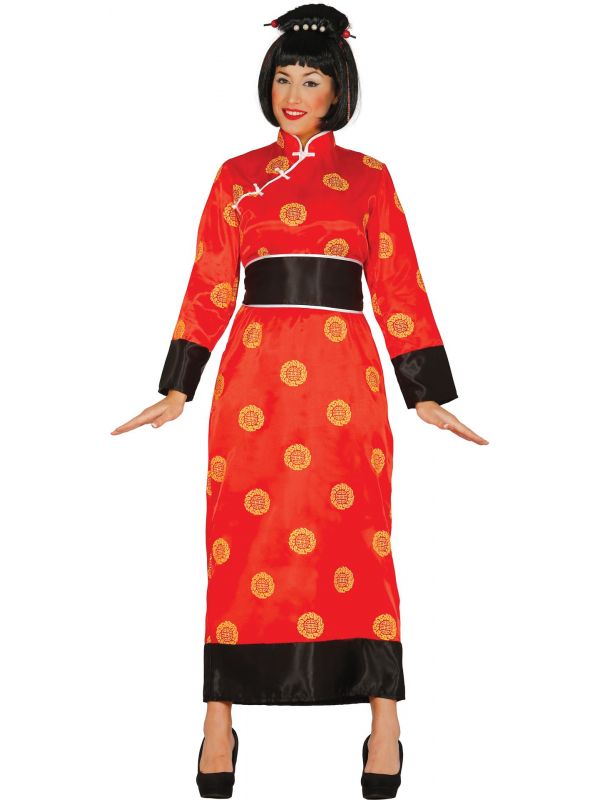 Chinese geisha jurk