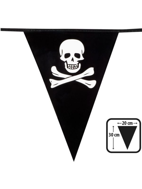Classic piraten thema feest vlaggenlijn