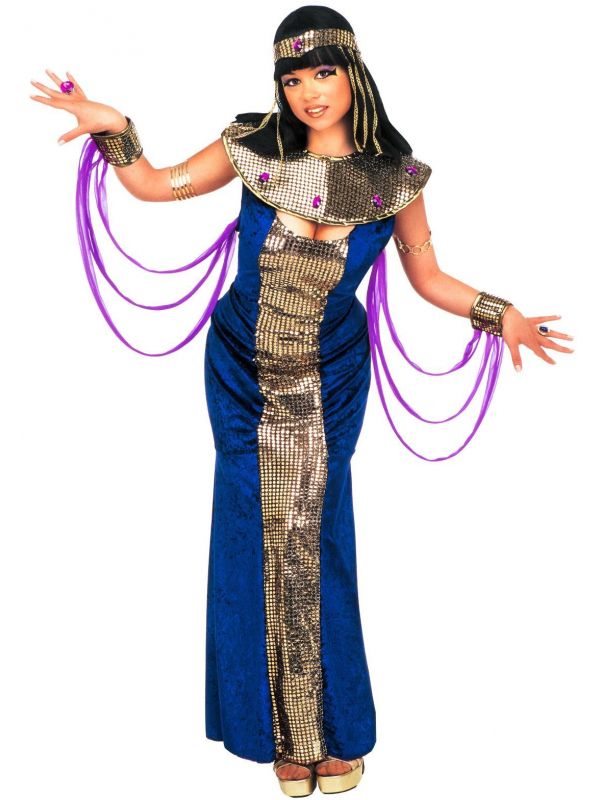 Cleopatra fluweel kostuum
