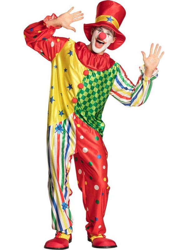 Clown Giggles kostuum man