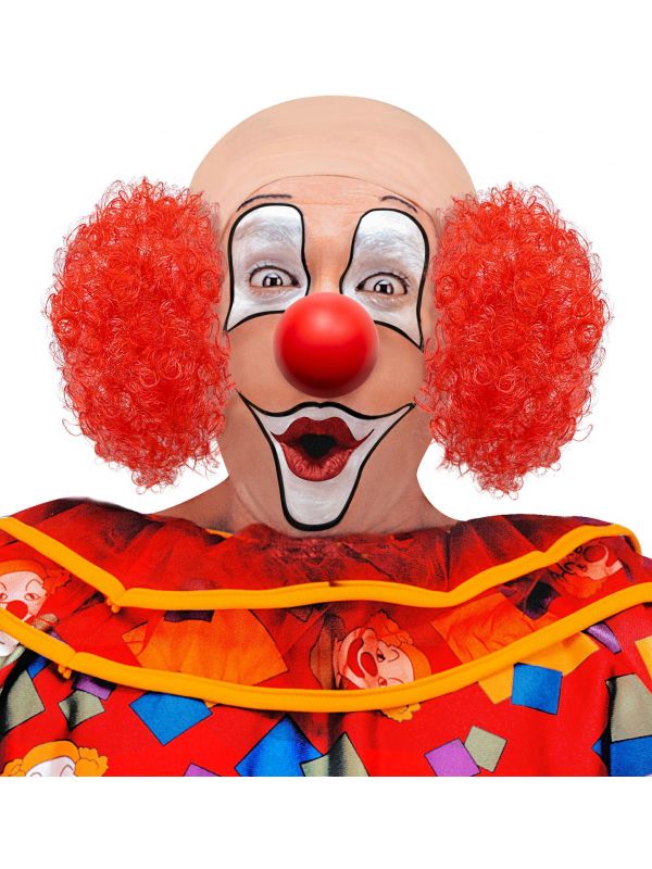 Clown hoofdstuk met rood haar