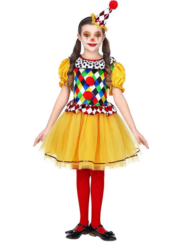 Clowns tutu jurkje meisje