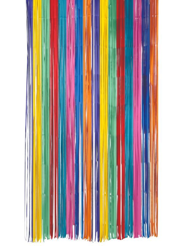 Color pop meerkleurig foliegordijn 200cm