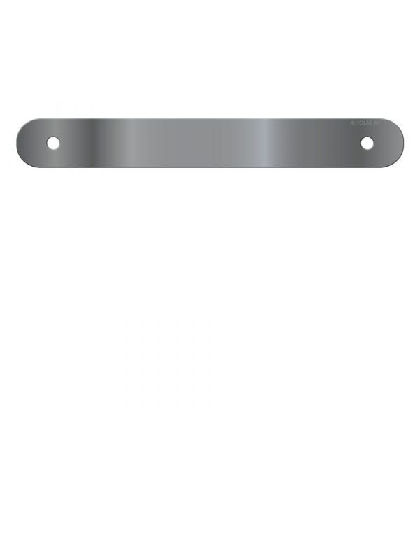Connect banner metallic zilver