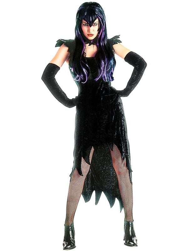 Dark Mistress fluweel kostuum