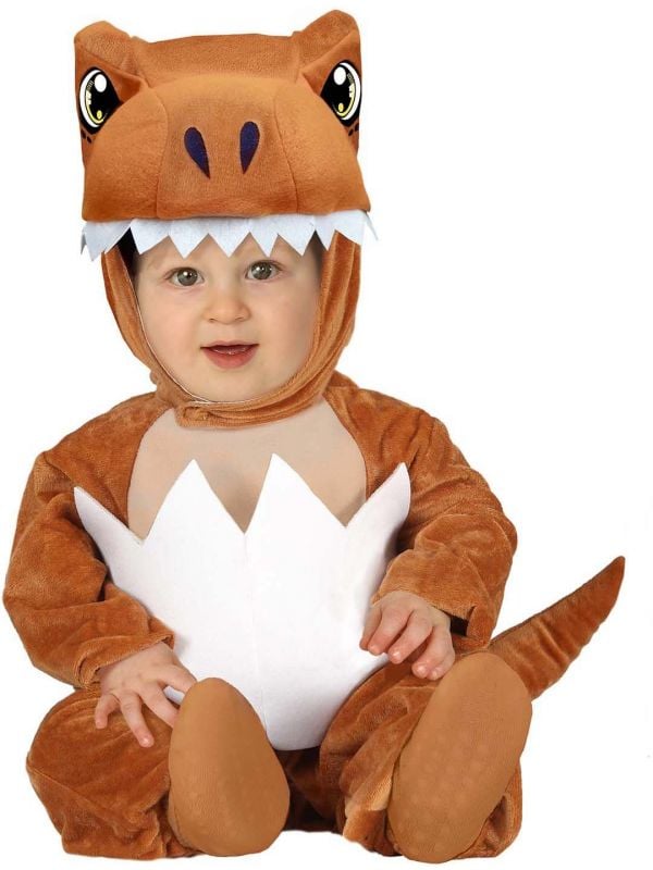 Dinosaurus rex kostuum baby