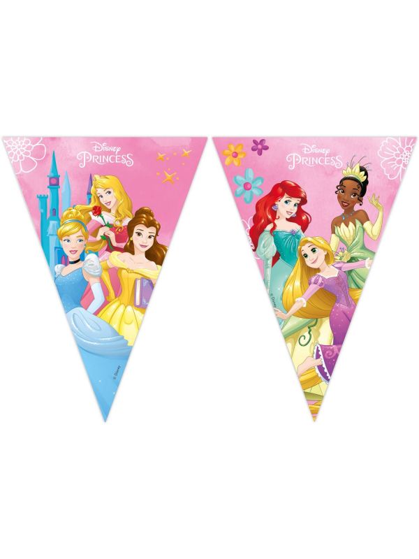Disney prinsessen kinderfeestje vlaggenlijn