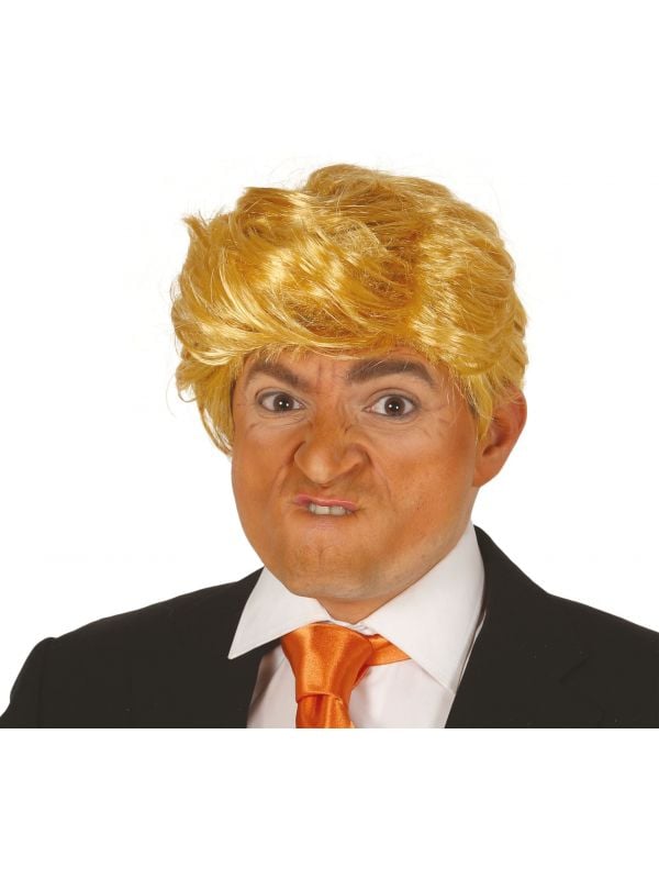 Donald Trump pruik blond