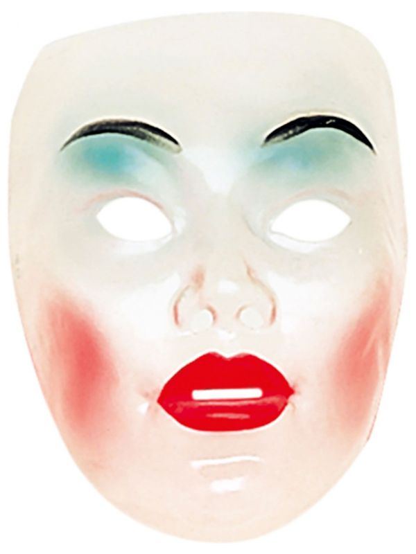 Doorzichtig vrouwen masker