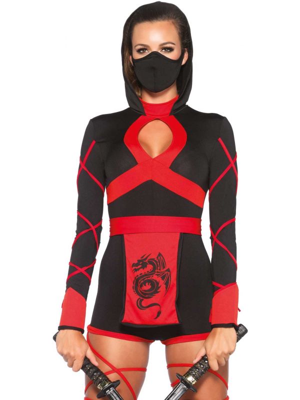 Draken ninja kostuum dames