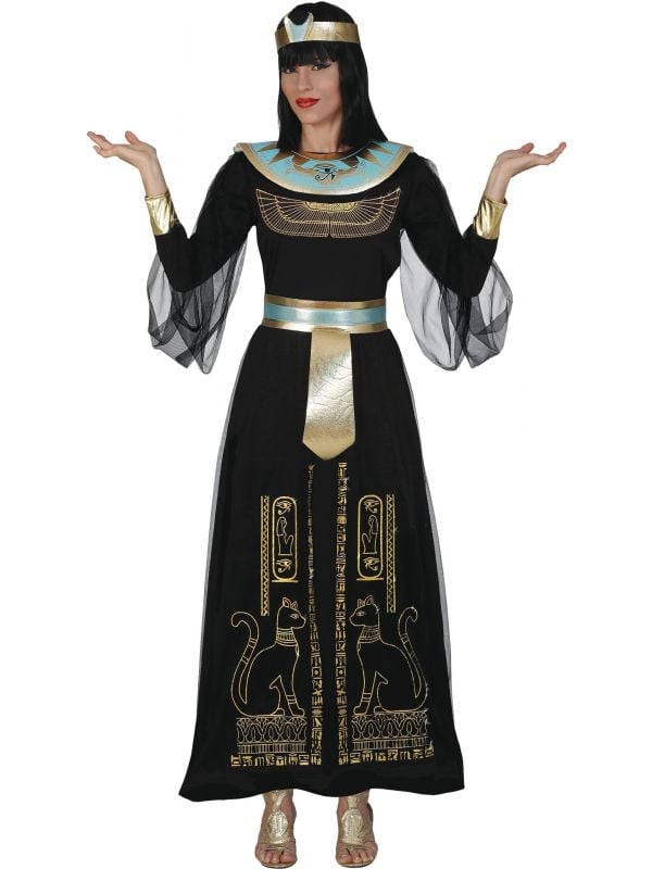 Egyptische isis godin jurk vrouw