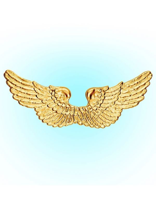 Engel vleugels goud plastic