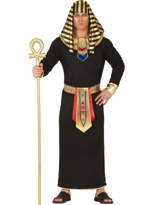Farao kostuum zwart goud