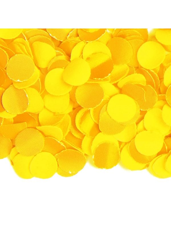 Feest confetti 100 gram geel