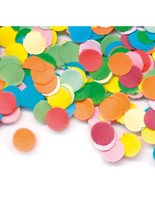 Feest confetti 100 gram multi kleur