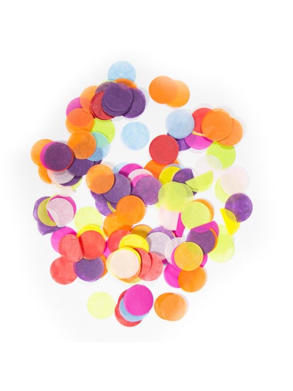 Feest confetti groot 14 gram multikleur