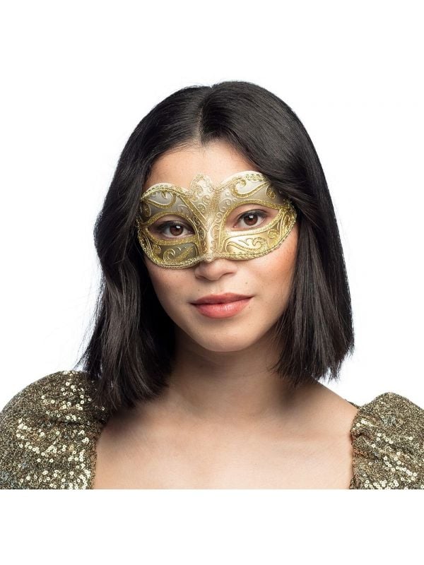 Felina oogmasker goud
