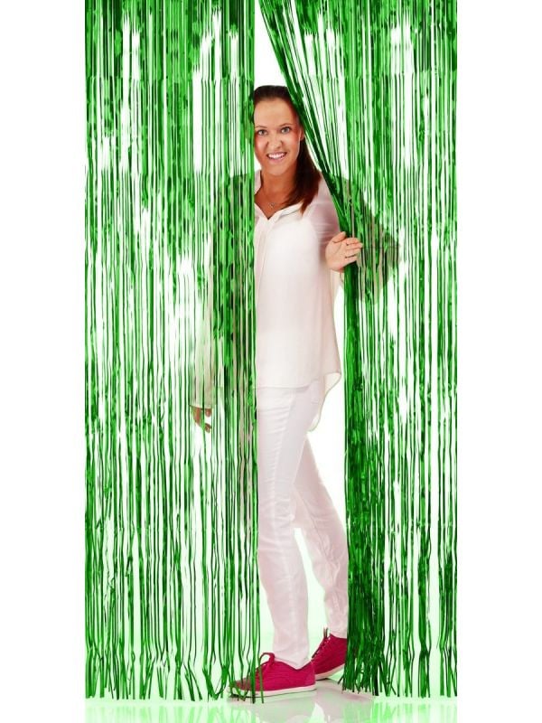 Folie deurgordijn 200cm groen